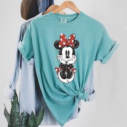 Disney Minnie Mouse Comfort Colors Shirt, Minnie Shirt, Disney Family Trip Shirt, Disney Vacation Shirt, Disneyworld Shi