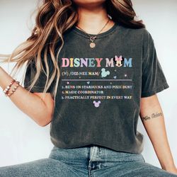 Disney Mom Minnie Comfort Colors Shirt, Funny Mom Shirt, Mothers Day Mom Gift, Disney Family Shirt, Disneyworld Shirt, D
