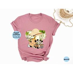 Disney Animal Kingdom Shirt, Mickey And Friends Animal Kingdom Safari Couple Shirt, Animal Kingdom shirt, Disney Family
