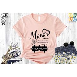 Mom Shirt, Personalized Mama Shirt, Custom Mom Shirt, Kids Names Mom Shirt, Shirt For Mom, Mom Shirt With Kids Names, Mo