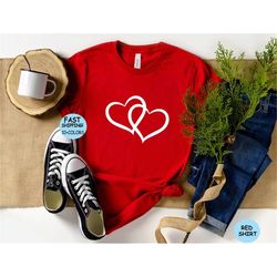 Valentines Day Shirt, Heart Shirt, Valentines Day Shirts For Women, Teachers Valentines Day Shirt, Cute Hearts T-shirt,