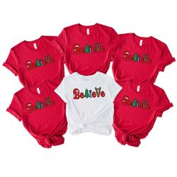 Believe Christmas Family Shirt, Believe Christmas Shirt, Santa Shirt, Christmas Tree Shirt, Christmas Shirt, Christmas S