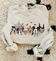 Spooky Mouse and Friends Sweatshirt, Mickey Boo Halloween Sweatshirt, Mickey Pumpkin Shirt, Disney Halloween Sweater, Di