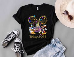 Disney 2023 Mickey Minnie Ears Family Matching Shirt, Disney Couple Tshirts, Disney Family Trip, Disney Shirt for Women,