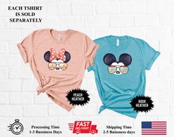 Disney Mickey and Minnie Sunglasses tshirt, Disney Family and couple tshirt, Disney Couples - Matching Disney Shirts Val
