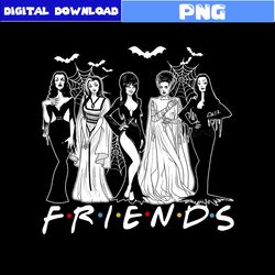 Witch Friends Png, Witch Png, Morticia Addams Png, Friends Png, Cartoon Png, Horror Movie Character Png, Halloween Png