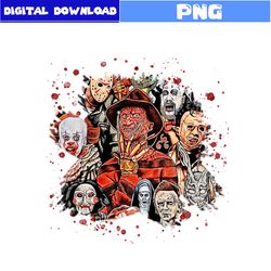 Horror Friends Png,  Freddy Krueger Png, Jason Voorhees Png, Michael Myers Png, Horror Character Png, Halloween Png
