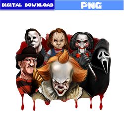 Chucky Png, Michael Myers Png, Ghostface Png, Jason Voorhees Png, Horror Character Png, Halloween Png, Png Digital FIle