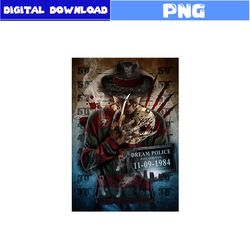 Freddy Krueger Png, Freddy Png, Horror Movies Png, Horror Character Png, Halloween Png, Png Digital File