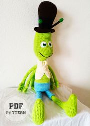ANIMAL PATTERNSDOLL PATTERNS Crochet Grasshopper Doll Amigurumi