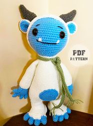 DOLL PATTERNS Crochet Yeti Doll Amigurumi PDF