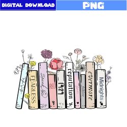 Albums As Books Png, Taylor's Version Png, Midnight Album Png, Reading Taylor's Version, Taylor's Albums Png