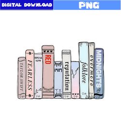 Books Lover Taylor Png, Albums As Books Png, Taylor Swift Png, Taylor Version, Swift Png, Book Png, Png File