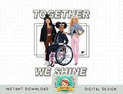 Barbie - Together We Shine png, sublimation