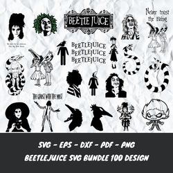 Beetlejuice SVG Bundle 100 design PNG, SVG, EPS, SVG