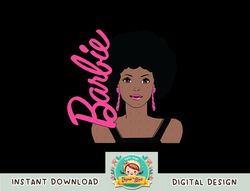 Barbie Afro Barbie Portrait png, sublimation copy