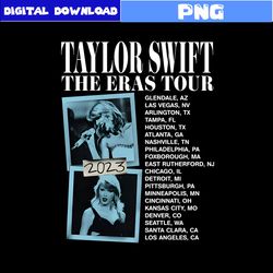 Vintage Taylor The Eras Tour Png, Tour 2023 Png, Swiftie Png, Swiftie Png, Midnightaylor Swift Concert Png