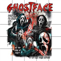 Scream Ghostface Horror Halloween PNG File | Digital Download | Transparent Background Image File | Horror Halloween PNG