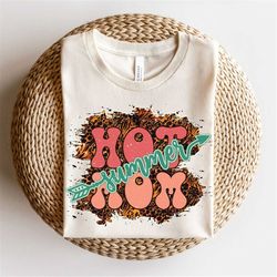 Hot Mom Summer Png, Summer Designs, Sublimation or Printable, Vintage, Leopard Print, Mom Summer Shirt PNG, Mom Shirt PN