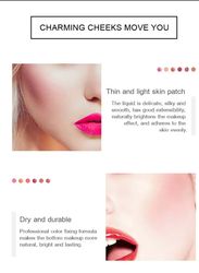 Liquid blush on for face and cheeks for girl pink & PEACH color
