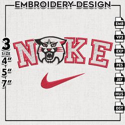 Nike Davidson Wildcats Embroidery Designs, NCAA Embroidery Files, Davidson Wildcats Machine Embroidery Files