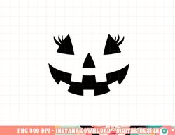 Jack O Lantern Face Pumpkin Eyelashes Hallowen Costume Funny png, sublimation copy