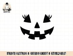Jack O Lantern Face Pumpkin Eyelashes Hallowen Costume Funny png, sublimation copy