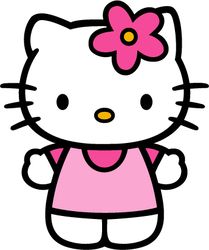 Hello Kitty SVG, PNG, JPG files. Digital download.