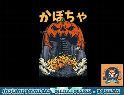 Japanese Killer Pumpkin Vegetable Kaiju Anime Halloween png, sublimation copy