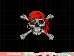 Jolly Roger Pirate Skull Crossbones Halloween Costume png, sublimation copy