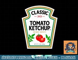 Ketchup Costume Matching Couples Groups Halloween Ketchup png, sublimation copy