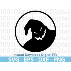 Jack Skellington Zero Silhouette Svg, Clipart, Png Cut File Cricut , Sticker, Svg Eps Dxf Png Digital File