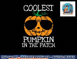 Kids Coolest Pumpkin In The Patch Halloween Boys Girls Men png, sublimation copy