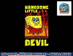 Mademark x SpongeBob SquarePants - SpongeBob Handsome Little Devil Funny Halloween Costume Kids T-Sh copy