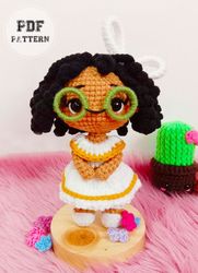 DOLL PATTERNS Mirabel Madrigal Disney Crochet Doll PDF Amigurumi Pattern