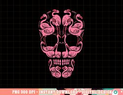 Pink Flamingo Skull Breast Cancer Awareness Halloween Women png, sublimation copy