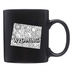Cute Wyoming Mug, Cute Wyoming Gift, Wyoming Mugs, Wyoming Coffee, Wyoming Gifts, Wyoming State, WY Mug, WY Gift, US Sta