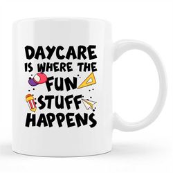 Daycare Mug, Daycare Gift, Daycare Teacher, Cute Daycare Mug, Daycare Worker, Cute Teacher Mug, Childcare Teacher, Child