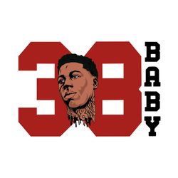 YoungBoy Never Broke Again NBA YoungBoy 38 Baby SVG PNG EPS DXF – Music Lover – YoungBoy Cricut File Silhouette Art