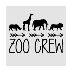Zoo Crew svg png eps dxf jpg pdf, zoo animals svg clip art
