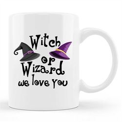 Witch Mug, Witch Gift, Wizard Mug, Wizard Gift, Spooky Mug, Witchy Mug, Halloween Party, Halloween Mugs, Cute Halloween