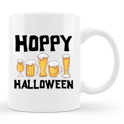 Beer Halloween Mug, Beer Halloween Gift, Halloween Beer, Halloween Drinking, Beer Lover Mug, Halloween Party Cup, Hallow