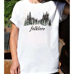 Vintage Folklore Forest Shirt, Taylor Swift Folklore Shirt, Folklore Merch, Swiftie Shirt, TS Eras Tour Shirt, Shirt For