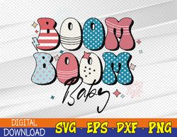 American Boom Boom Baby svg, 4th Of July svg,  I-ndependence-Day, Patriotic Svg, Eps, Png, Dxf, Digital Download