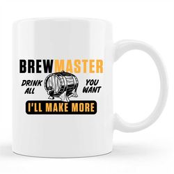 Beer Brewer Mug, Beer Brewer Gift, Craft Beer Mug, Homebrewer Mug, Homebrewing Mug, Brewery Mug, Beer Lover Gift, Funny