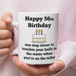 Funny 56th Birthday Gift For Him, Gift for 56th Birthday, 56th Birthday Gift For Man, Gag Gift For 56 Year Old Men