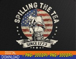 Spilling The Tea Since 1773 Patriotic 4th Of July Svg, Eps, Png, Dxf, Digital Download