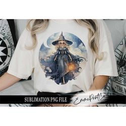 Witch Sublimation Design PNG - Halloween Tshirt Mugs Tumbler Sublimation - PNG - EmmePrintco