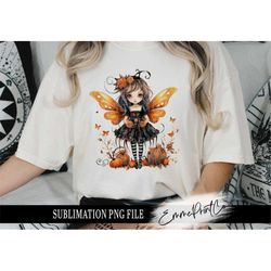 Halloween Fairy Sublimation Design PNG - Halloween Tshirt Mugs Tumbler Sublimation - PNG - EmmePrintco