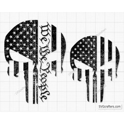 Punisher We The People PNG, Punisher PNG, Punisher skull Png, sugar skull Png, the punisher Png - Clipart, Printable, Su